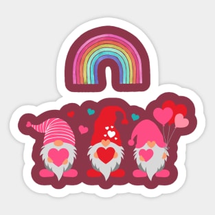 Sweet Gnomes' Trio Sticker